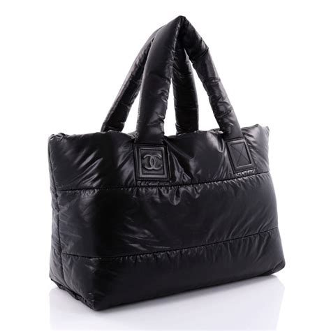 chanel coco cocoon reversible quilted nylon tote|Chanel Cocoon Tote .